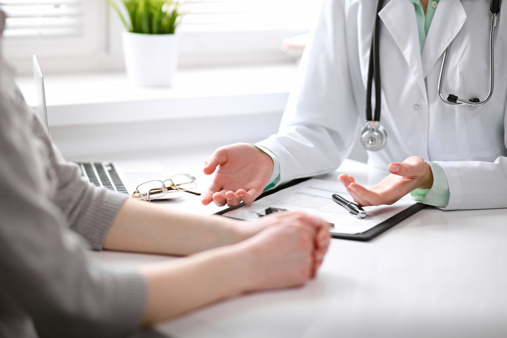 Gespräch mit Patienten